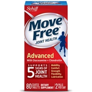 Move Free Advanced, 80 tablets - Joint Health Supplement with Glucosamine and Chondroitin (Pack of 5