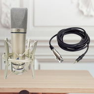 全城熱賣 - 直播話筒麥克風E300電容麥克風聲卡電腦台式手機全民K歌錄音手持（U87）