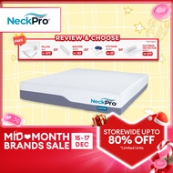 NeckPro Ergology Full Foam Mattress | 10 Inches (25cm) | HD PU Foam | Extreme Cool 6X Fabric | Vacuu