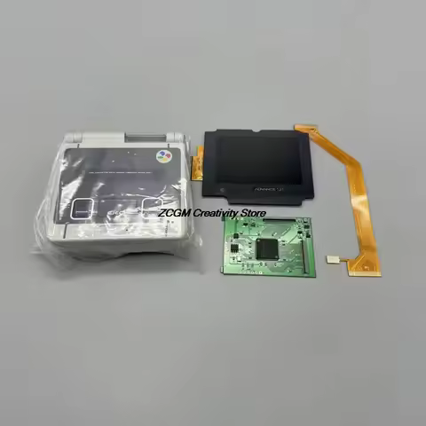 2025 New GBASP IPS LCD 2.9 "IPS high brightness LCD and shell kit for Gameboy advance SP