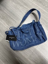全新泰國GENTLEWOMAN 牛仔布手提包 黑色/藍色