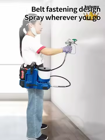 Lithium Battery Airless Spray Machine 6-speed Adjustable Practical Latex Paint Scribing Spraying 1.2