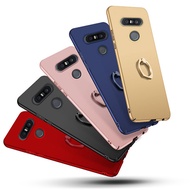 Cover for LG Q6 Plus Q8 V30 V20 V10 G7 G6 G5 Case with Ring Stander Matte Phone Back Cover