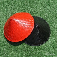 Cash-Bamboo Weaving Black Antique Hat Ancient Costume Hero White Props Children's Dance Performance