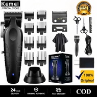 Kemei KM-2299 ไร้สาย เครื่องตัดผมชาร์จไฟฟ้า  Zero Gap Finishing ผู้ชาย มืออาชีพ KM-2296 COD
