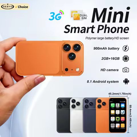 SERVO 18SE MINI Small Android Smartphone 3G WCDMA Dual SIM Card 2GB+16GB Play Store Wi-Fi Face Unloc
