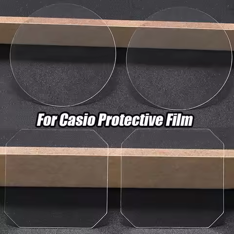 2pcs Screen Protector TPU Soft Clear Film for Casio A158W W800H F-91W DW5600 5610 AE1200WH Not Glass