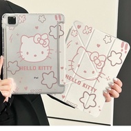 [Good Luck] Pink Hello Kitty iPad 11 Protective Case air7/6/5/4 Tablet Case 10th Generation with Pen