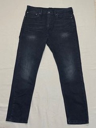 Levi’s levis 522 W36 L32 二手深藍刷白小直筒牛仔褲