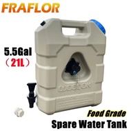 ✡20 Liters 21L (5.5Gallons) Outdoor Water Storage Tank PE Plastic Boiling Water Bucket Car Mount ♚웃