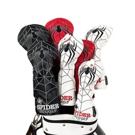 2022 New Golf Head Cover Spider Golf Wood Cover for Driver Fairways Hybrid Head Waterproof PU Golf S