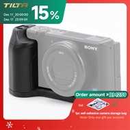 TILTA Mounting Baseplate with Grip Compatible with Sony ZV-1 /ZV-1F /ZV-1M2- Black TA-T49-MBG-B