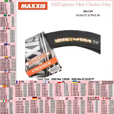 MAXXIS HOOKWORM Original Rrban Assault Tire For Cargo Bikes Pedicabs FLAT/PARK/STREET/VERT Bicycle T