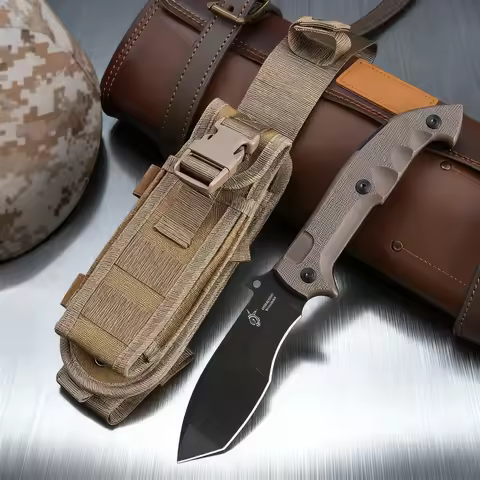 FX-500 multi-functional tactical folding knife, nylon fiber knife case, N690 steel, outdoor camping 