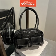 Y2K Vintage Niche Bowling Bag | Women’s Retro Handbag