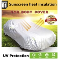Car Body Cover Car Cover Outdoor Waterproof Uv Protection Penutup Kain Selimut Kereta L XL XXL MPV (