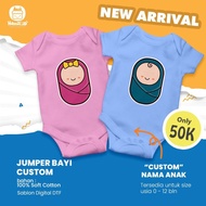 Jumper Bayi Custom Nama Motif Lucu original Hamzi.id