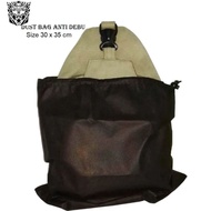 Dust Bag Tempat Tas Dompet Sepatu Helm M - Coklat Size 30X35