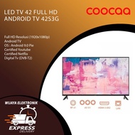 tv led 42 inch coocaa 42s3g android tv full hd