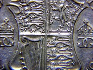 1936年英國(United Kingdom)皇家國徽半克郎(Half Crown Silver)銀幣(英皇佐治五世King George V像,最後一款)