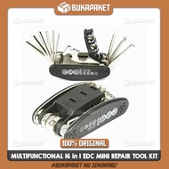 Multifunctional 16 in 1 EDC Mini Repair Tool Kit Portable