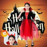 Halloween Children's Costume Girls Witch Ghost Costume Boys Ghost Cloak Costume