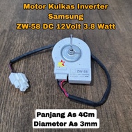 Samsung ZW-58 DC 12Volt 3.8 Watt Inverter Refrigerator Motor 4 Cm Axle ZW 58 4cm Refrigerator Fan Dy