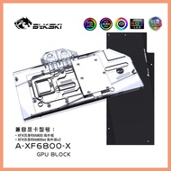 Bykski Water Block Use for XFX Radeon RX 6800 Speedster Merc 319 GPU / Video Card / Full Cover Coppe