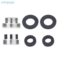 COLO 2Pcs Tap Adapter Male Thread Faucet Adaptors Tap Aerator Connector 22mm to 16mm