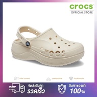 CROCS รองเท้าลำลองผู้หญิง BAYA PLATFORM CLOG รุ่น 20818611S - WINTER WHITE/BONE