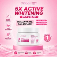 Animate 5x Active Whitening DAY Cream 10g BPOM - Animate Facial Cream - Whitening & Glowing Facial C
