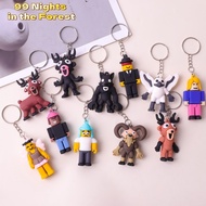 6Pcs/Set Game 99 Nights in The Forest Figures Keychain Deer Owl Goat Model Doll Game Peripheral Toy 