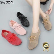 FS2 Women's Knitted Lace-up Dance Shoes Modern Dancing Shoes Teachers Belly Dances Shoes Soft Soles Jazz Dance Shoes Women's Knitted Lace-up Dance Shoes Modern Dancing Shoes Teach