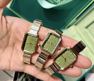 【全新未拆封】LOLA ROSE 羅拉玫瑰 方糖小綠錶 綠瑪瑙錶盤 瑞士機芯