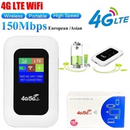 4G/5G Mobile WIFI Router 150Mbps 4G LTE Wireless Router 3000mA Portable Pocket MiFi Modem Mobile Wif