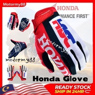 Honda HRC Motor bike glove touch screen sarung tangan racing glove