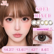 【Brown Series:0.00~-6.00】Eyecandy Colored Contact Lenses Soft lens Natural Look Korean Style