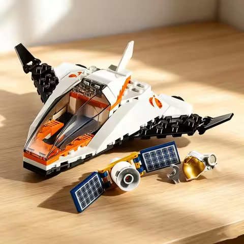Third Party Compatible MOC Sets City Series Building Blocks 60224 Satellite Service Mission Lunar Sp