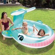 RWRTOY Pool Inflatable Children's Whale Spray Water Size 79*77*36 Inches 57440NP