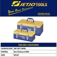 Original Tool Box 1 Stack (Iron) 430x220x150mm 901166 Jetjo TOOLS/PRO TOOLS/Tool Holder