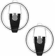 sweetfamily 2 Replacement Lids for Stainless Steel Tumbler Travel Cup,3.1 to 3.15 INCH Cup Mouth Com