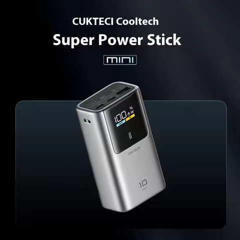 CUKTECH 10 Mini Power Bank 55W MAX 10000mAh High-Capacity Digital Display Power Bank Portable Fast C