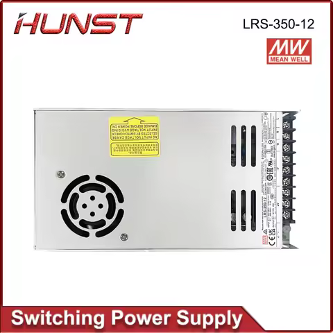 HUNST Mean Well LRS-350 Switching Power Supply Adjustable 110V/220V 12V/24V/36V 350W Original MW Tai