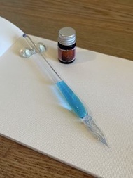 玻璃沾水筆連墨水套裝