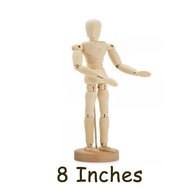 Wooden Joint Model Wood Figure Manikin Flexible Joints Human Mannequin Sketch Art Drawing 4.5 / 8 /