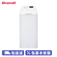 BRANDT白朗 BT650MA 6.5公斤 1000轉 上置式洗衣機 39分鐘A級潔淨洗衣程式 25分鐘快速程式