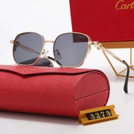 Europe and the United States new Cartier sunglasses personality rimless metal sunglasses trend ultra