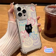 Cute Black Cat Phone Case For Xiaomi Poco F6 Pro X6 Pro M6 Pro C65 Redmi 13 13C 13R A3 K70 Pro Ultra