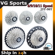 VG Sports 8 9 10 11 Speed Mountain Bike Cassette Cogs Freewheel 32T 36T 40T 42T 46T 50T Steel Cogs