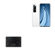 BoxWave Keyboard Compatible with Xiaomi Mi 10S - SlimKeys Bluetooth Keyboard with Trackpad, Portable